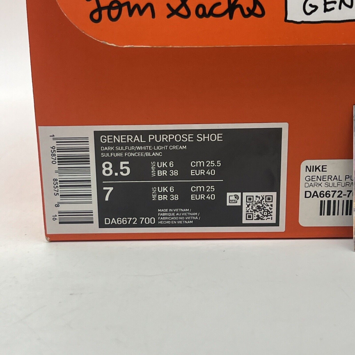 Size 8.5 - NikeCraft General Purpose Shoe x Tom Sachs Low Archive W (DA6672-700)