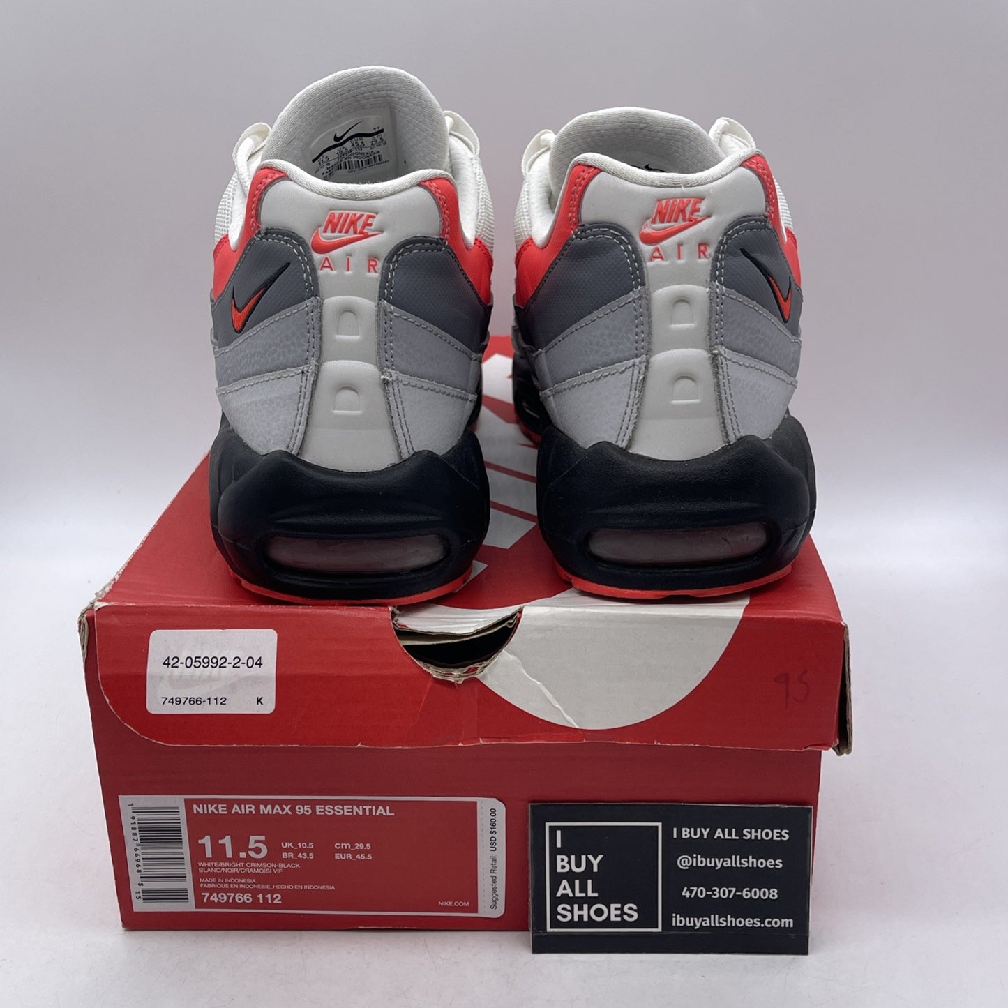 Size 11.5 - Nike Air Max 95 Essential Comet (749766-112)
