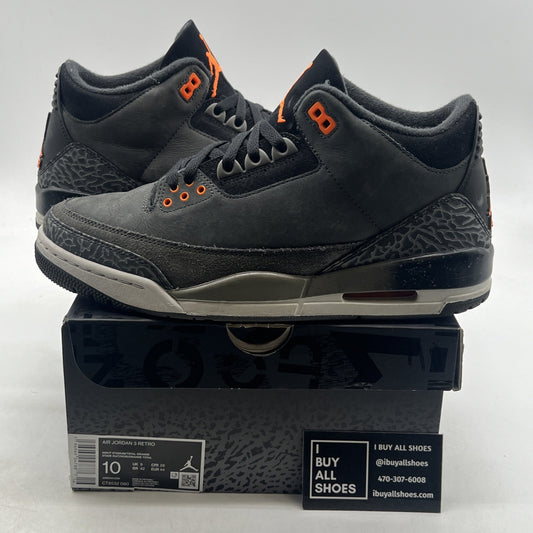 Size 10 - Air Jordan 3 Retro 2023 Mid Fear (CT8532-080)