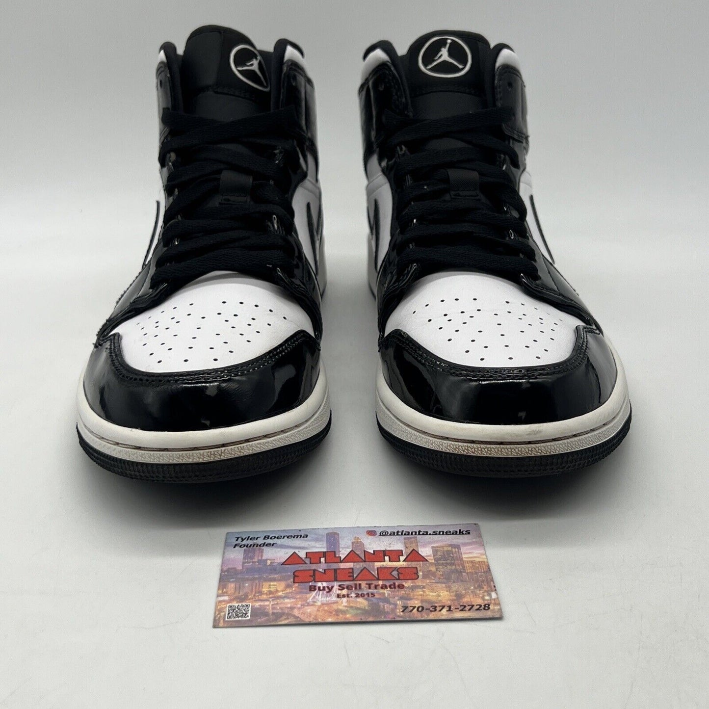 Size 9.5 - Air Jordan 1 SE Mid All Star 2021 Black White Leather (DD1649-001)