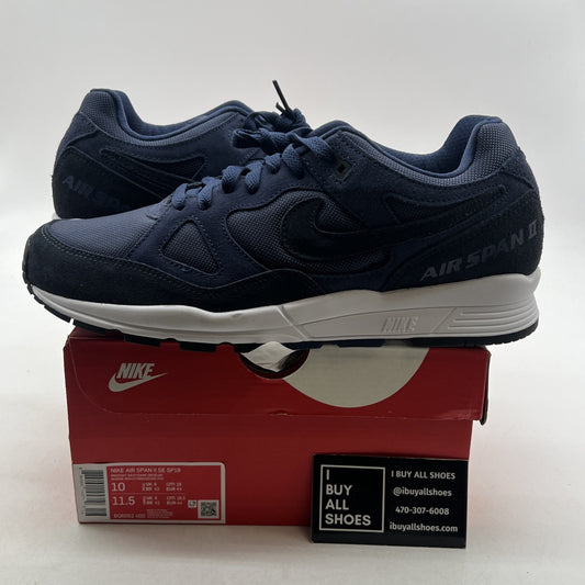 Size 10 - Nike Air Span 2 SE Midnight Navy (BQ6052-400)