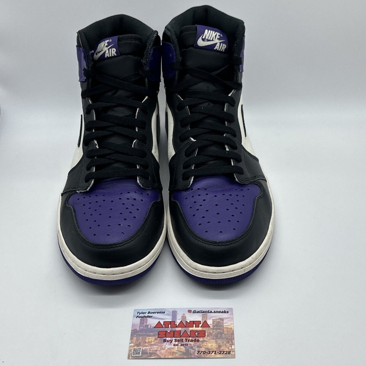 Size 14 - Jordan 1 Retro High OG Court Purple 2018