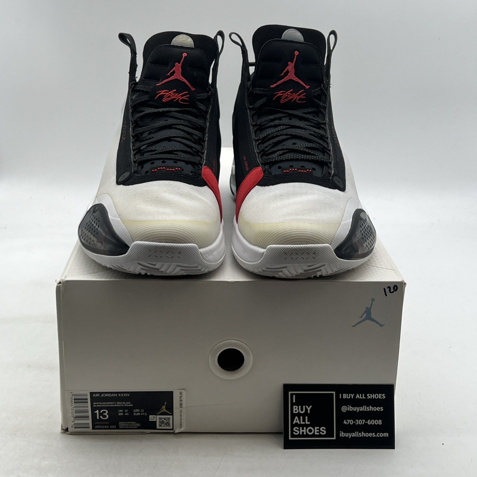 Size 13 - Air Jordan 34 Chicago (AR3240-100)