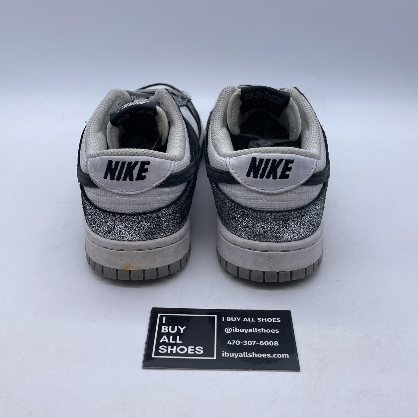 Size 8.5 - Nike Dunk Low Golden Gals Black White Suede Leather (DO5882-001)