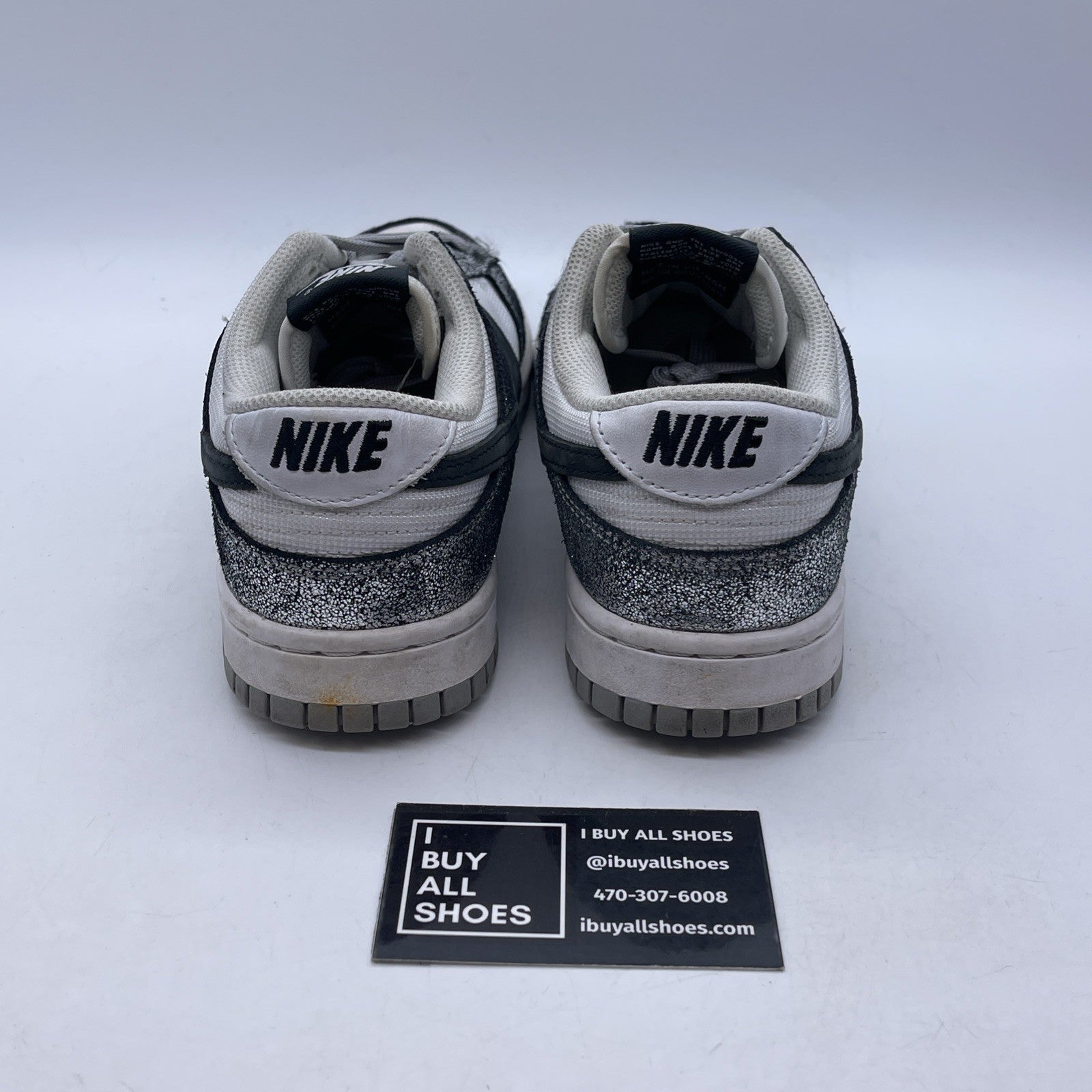Size 8.5 - Nike Dunk Low Golden Gals Black White Suede Leather (DO5882-001)