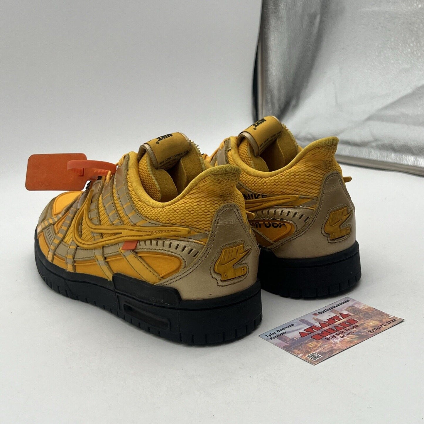 Size 8 - Nike Off-White x Air Rubber Dunk University Gold Yellow (CU6015-700)