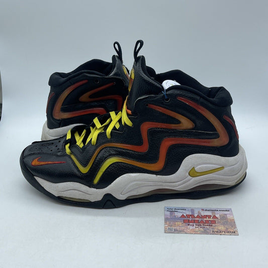 Size 13 - Nike Air Pippen 1 Sunset Black Yellow White Leather (410489-086)