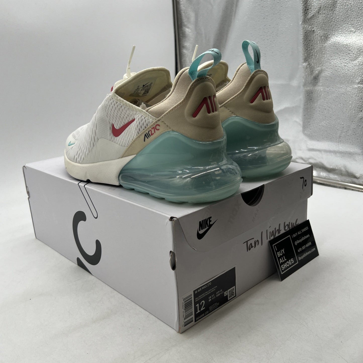 Size 12 - Nike Air Max 270 Sail Copa W (DQ4698-100)