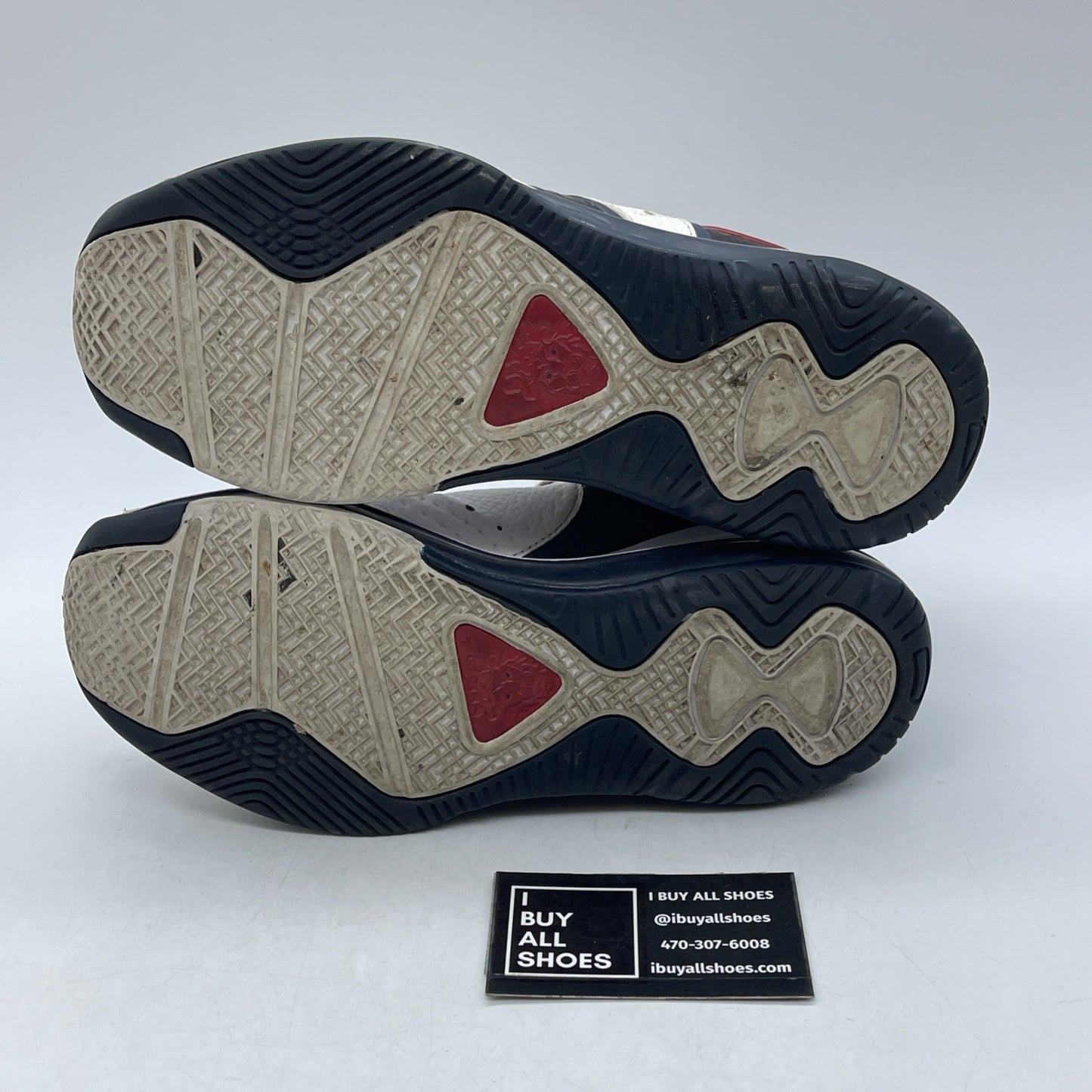 Size 6.5 (GS) - Nike Air Max LeBron VIII Mid Independence Day (415238-100)