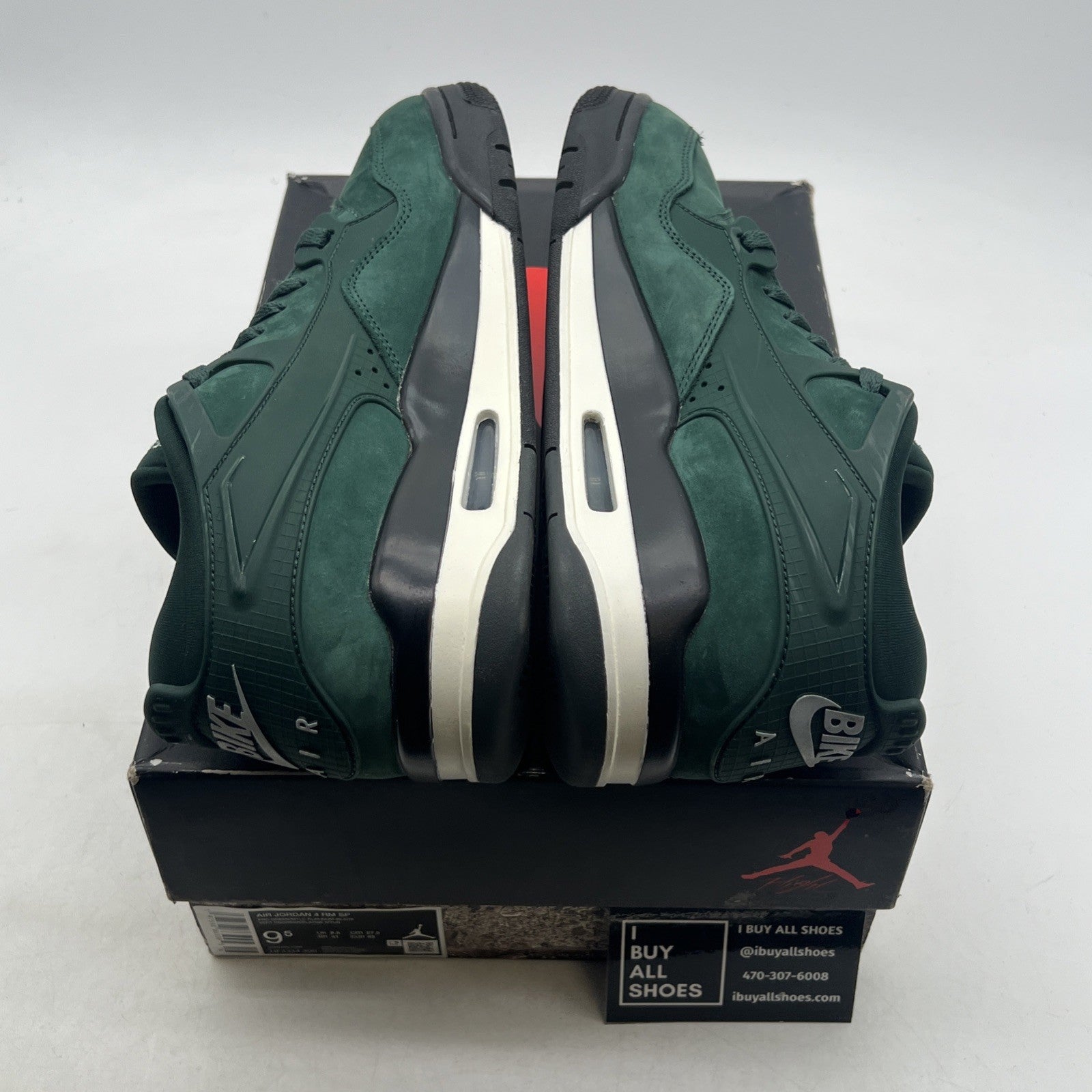 Size 9.5 - Nigel Sylvester x Air Jordan 4 RM SP Fence Green (HF4334-300)