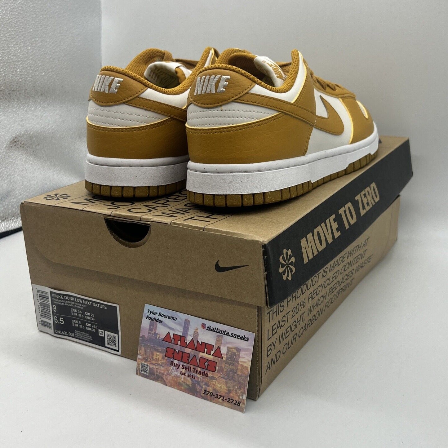 Size 8 - Nike Dunk Low Next Nature Phantom 2022 Brand New Og All