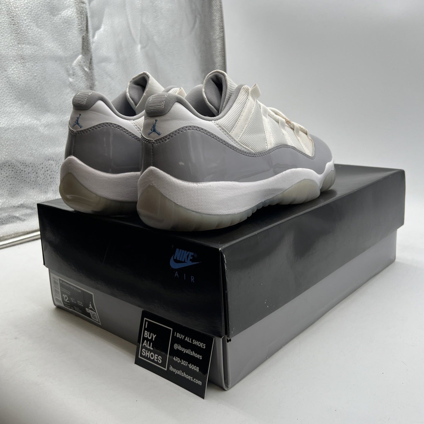 Size 12 - Air Jordan 11 Retro Low Cement Grey (AV2187-140)