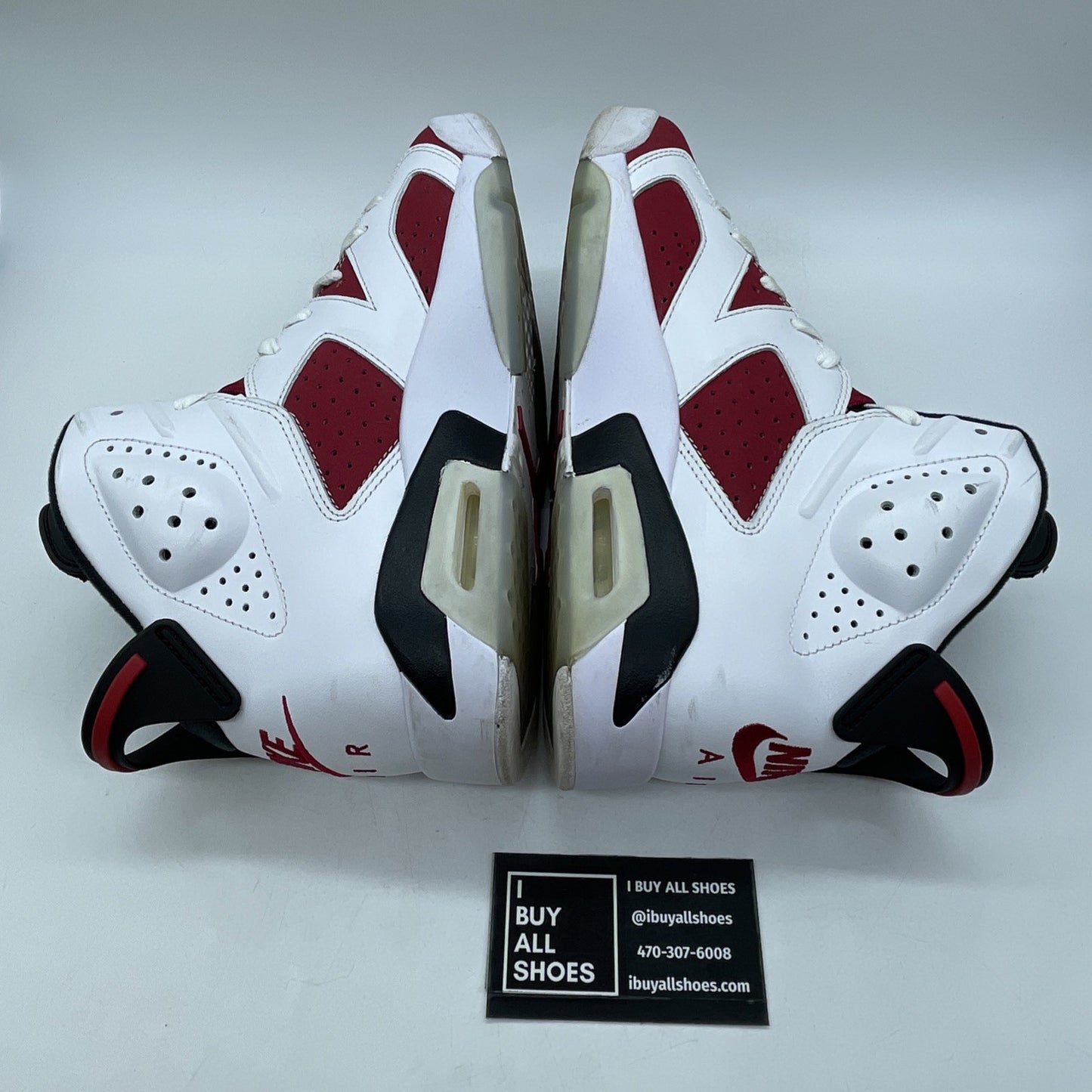 Size 8.5 - Jordan 6 Retro OG Mid Carmine White Red Leather Suede (CT8529-106)