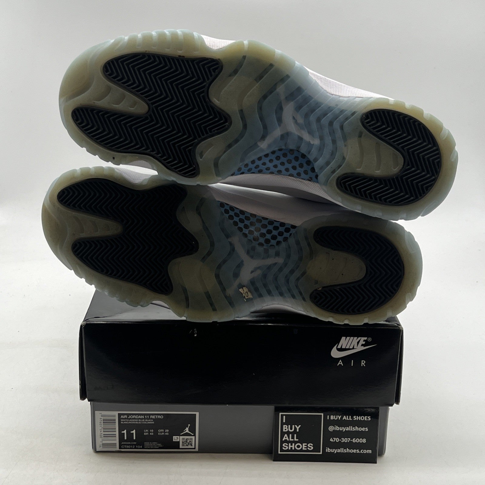 Size 11 - Air Jordan 11 Retro 2024 Legend Blue / Columbia (CT8012-104)