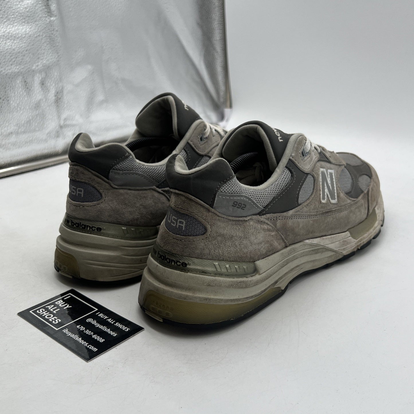 Size 12 - New Balance 992 Made in USA 2020 Grey (M992GR)