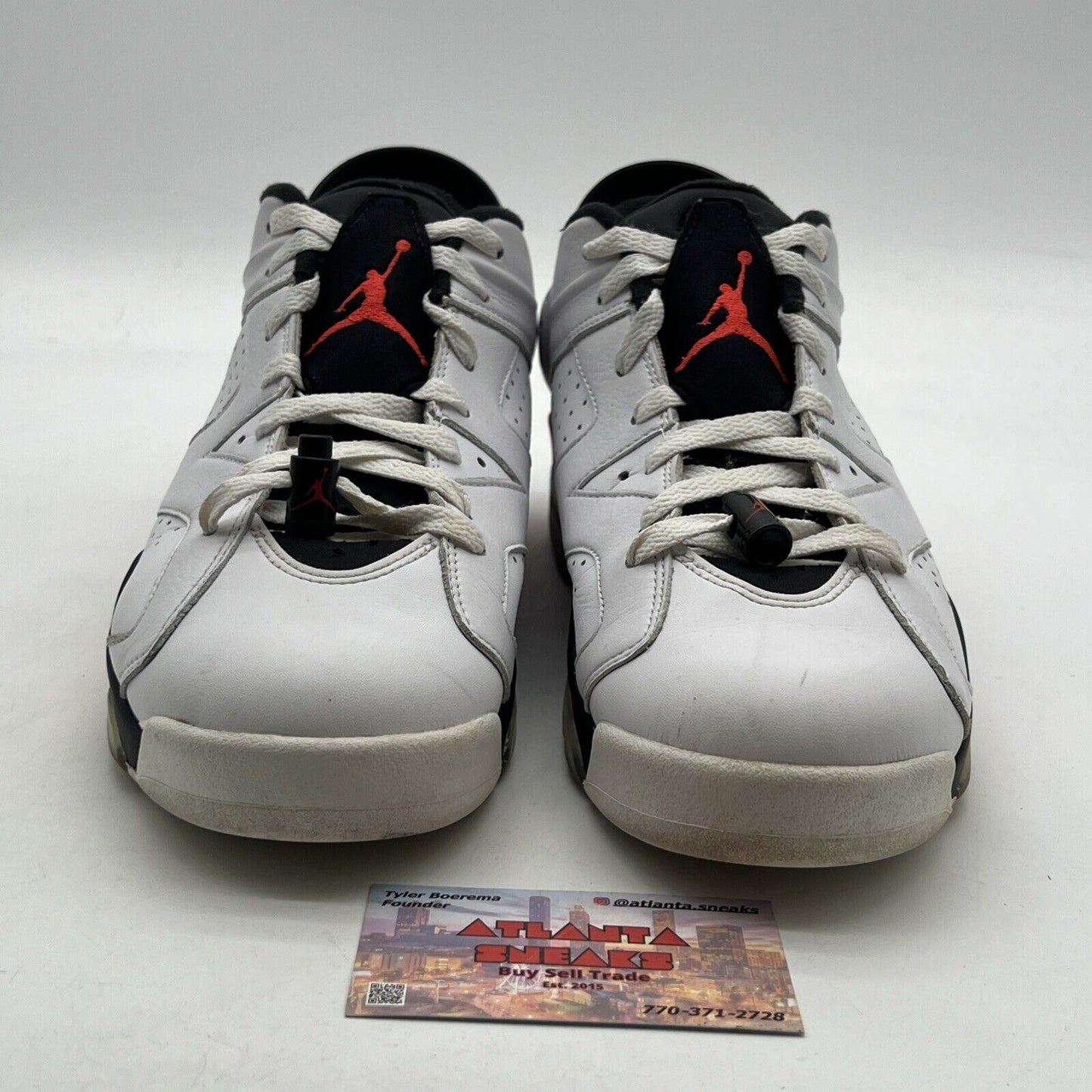 Size 10 - Air Jordan 6 Low White Infrared (304401-123)