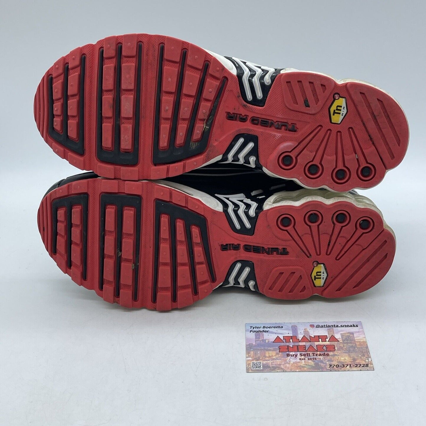 Size 8.5 - Nike Air Max Plus 3 Track Red White Black Suede Leather (CJ0601-001)