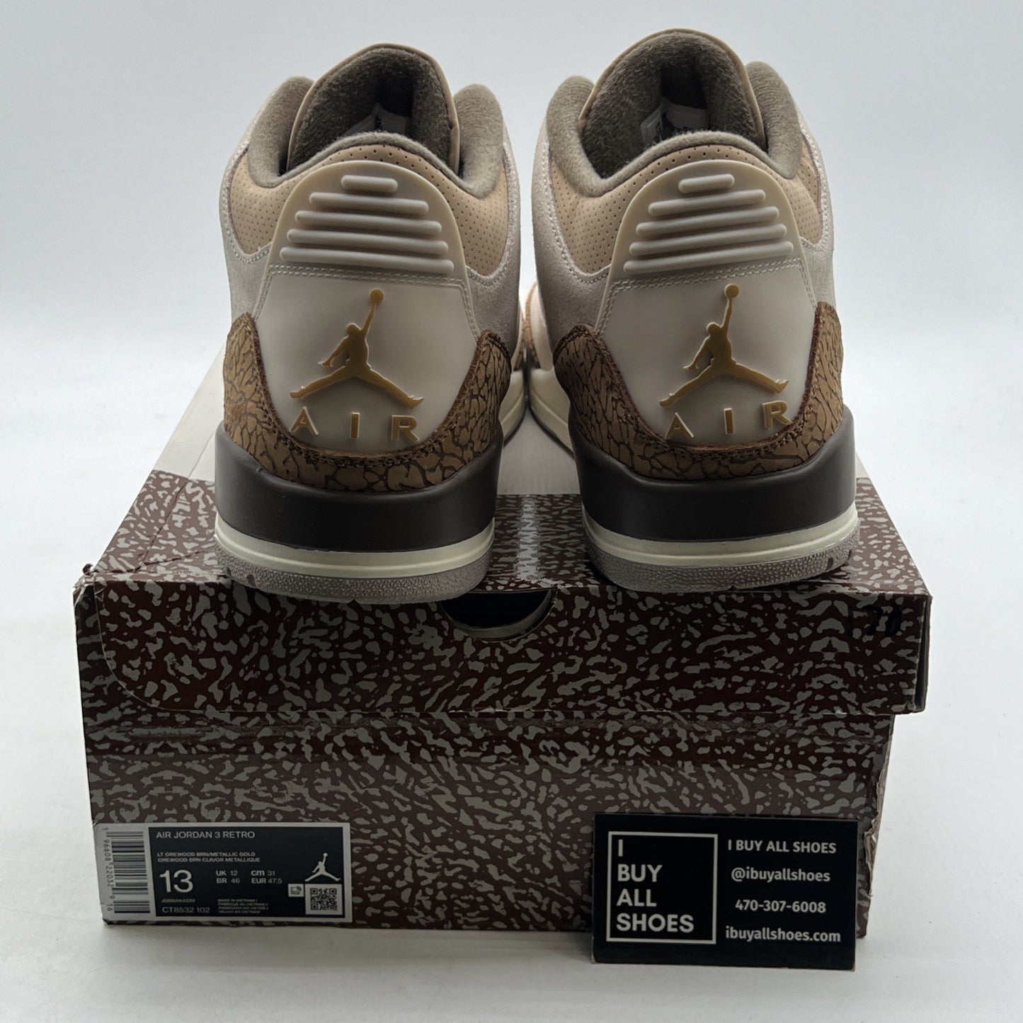 Size 13 - Air Jordan 3 Retro Low Palomino (CT8532-102)