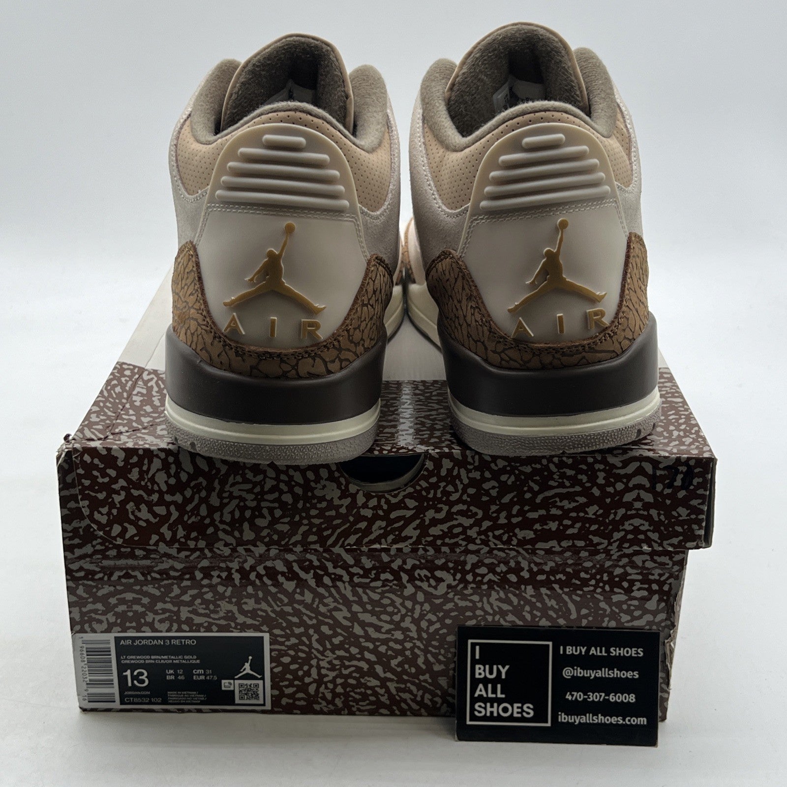 Size 13 - Air Jordan 3 Retro Low Palomino (CT8532-102)