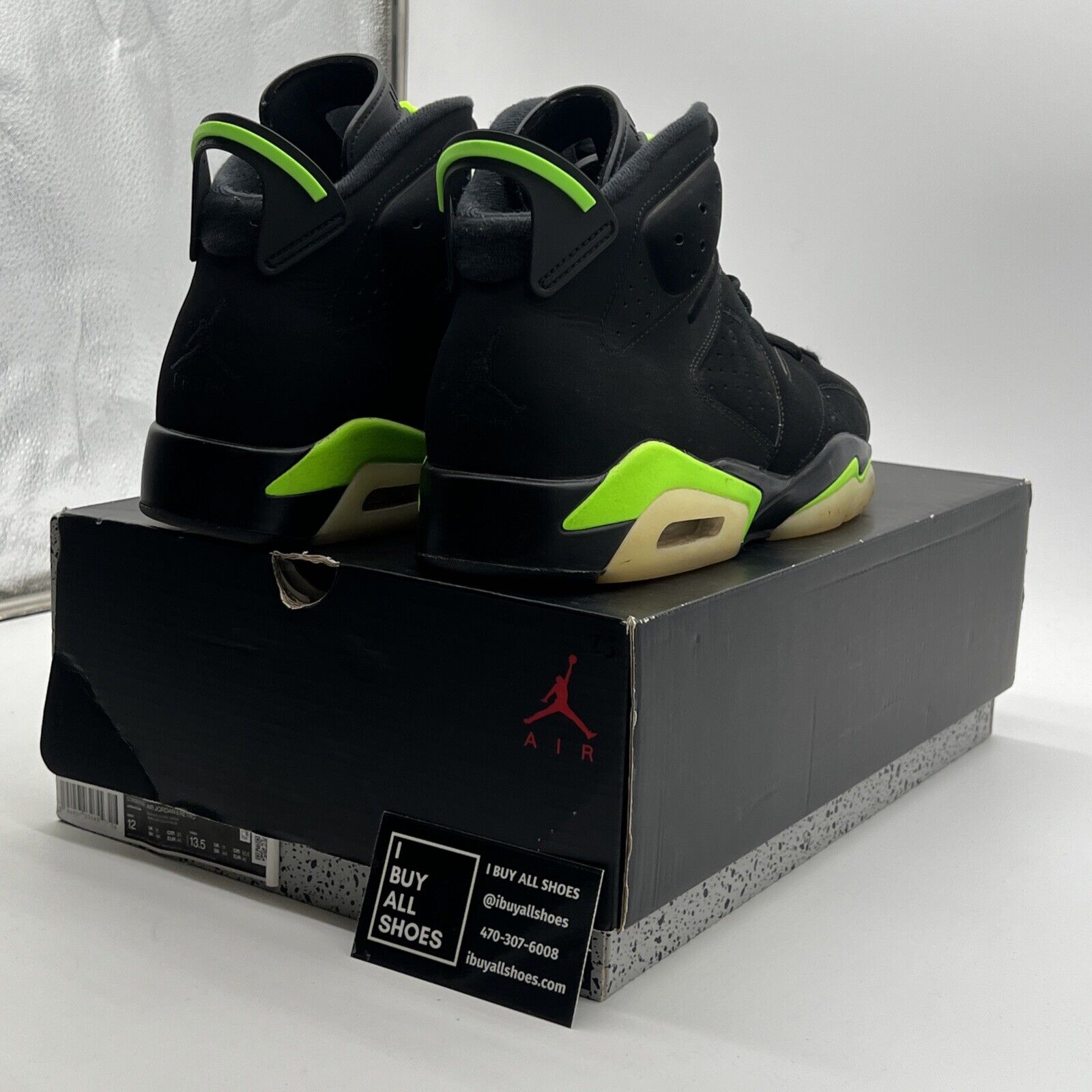 Size 12 - Air Jordan 6 Retro Electric Green 2021 (CT8529-003)