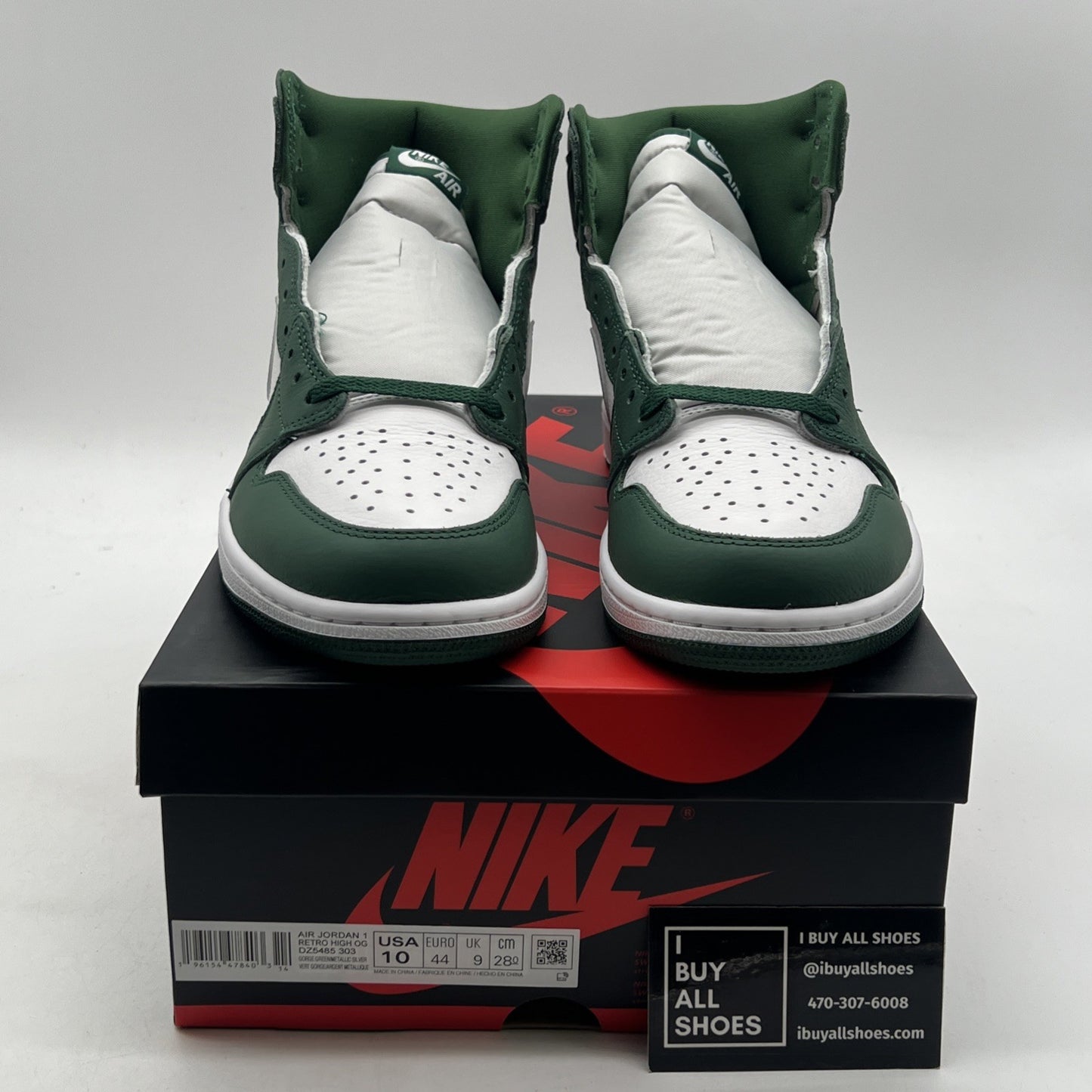 Size 10 - Air Jordan 1 Retro OG High Gorge Green (DZ5485-303)