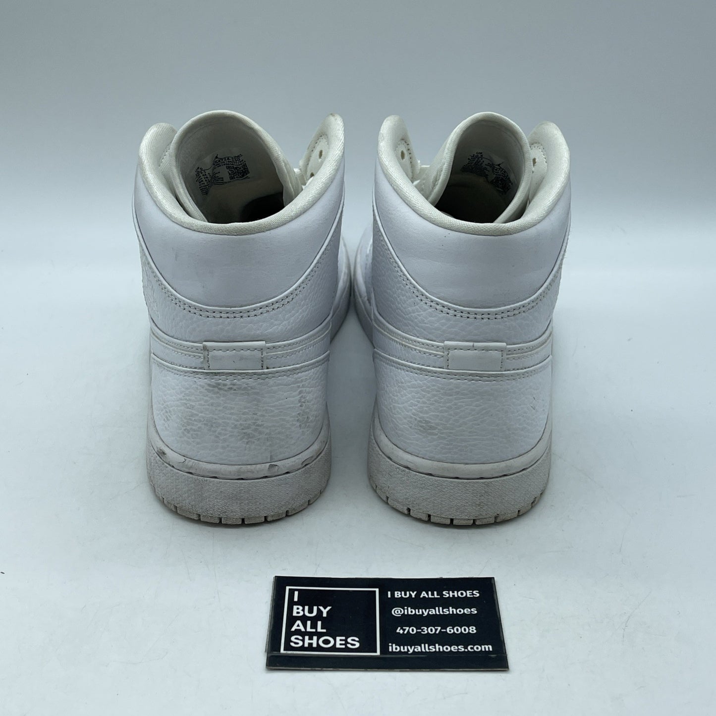 Size 10 - Jordan 1 Mid Triple White - 554724-130