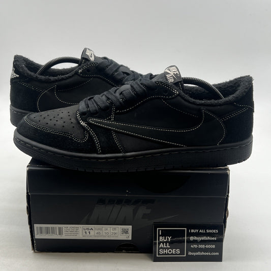 Size 11 - Air Jordan 1 Retro Low OG SP x Travis Scott Black Phantom (DM7866-001)