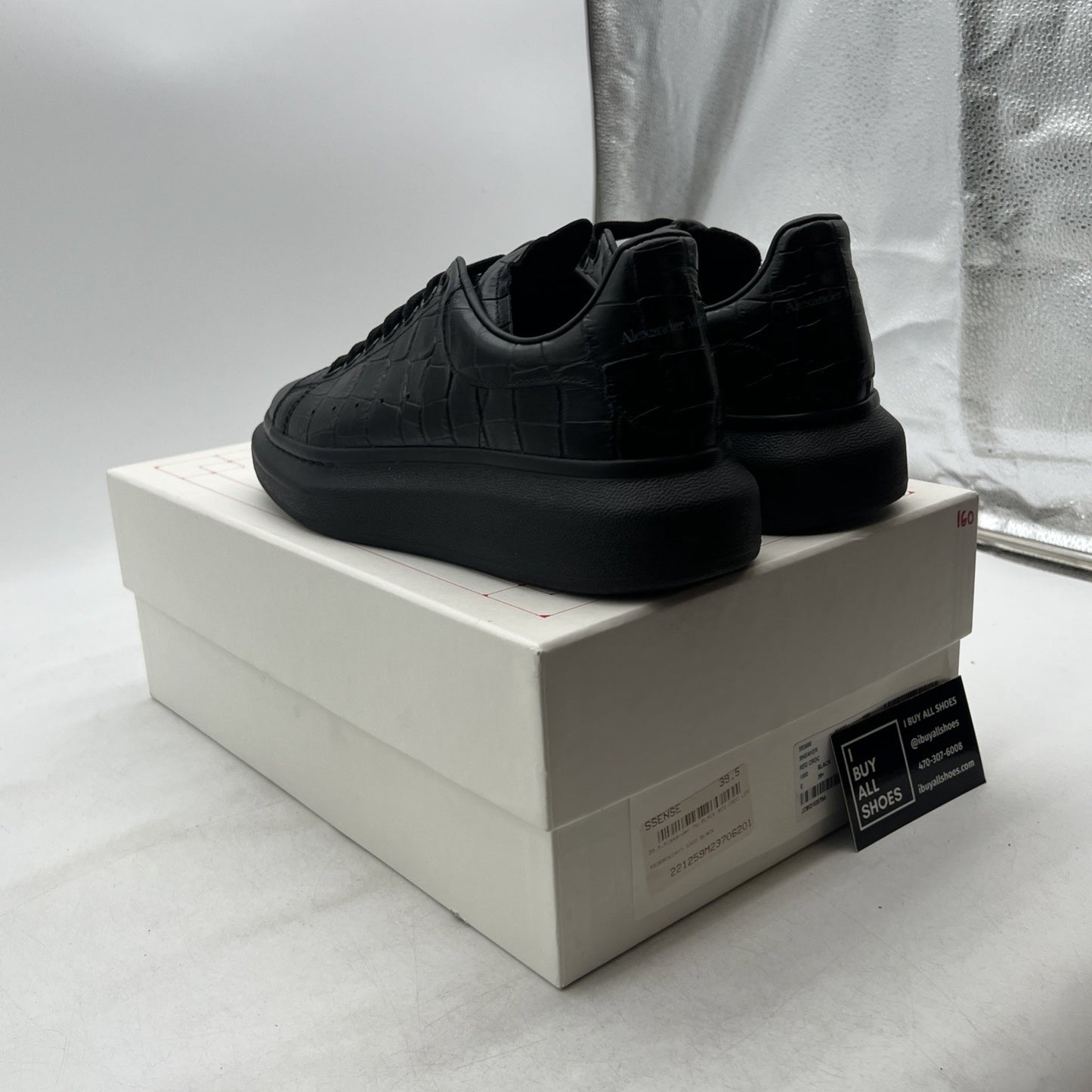 Size 39.5 - Alexander McQueen Sneaker Oversized Classic Men Black