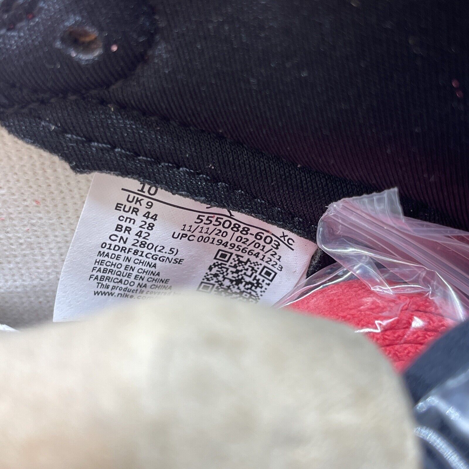 Size 10 - Jordan 1 Retro High OG Light Fusion Red White Yellow (555088-603)