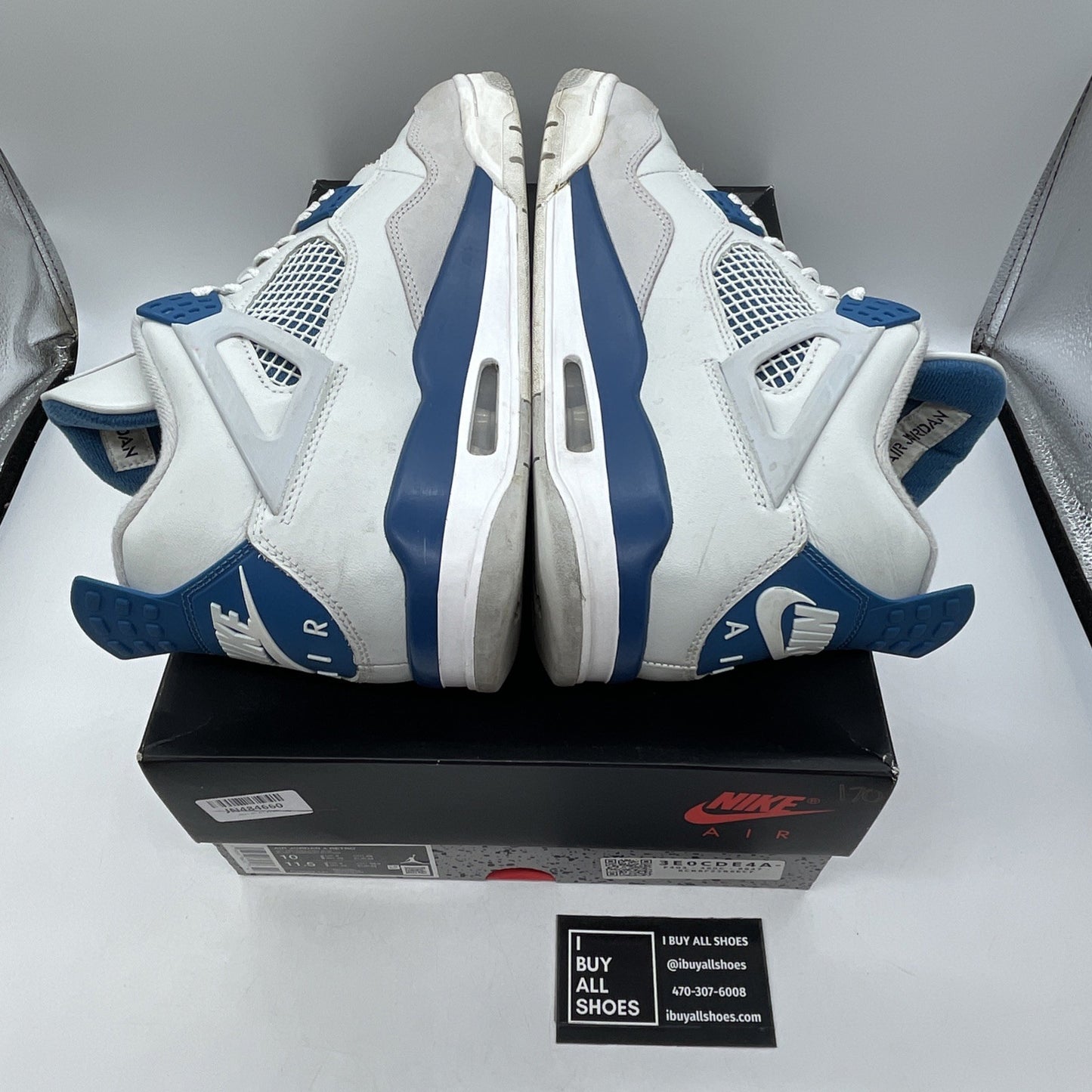 Size 10 - Air Jordan 4 Retro 2024 Military Blue (FV5029-141)