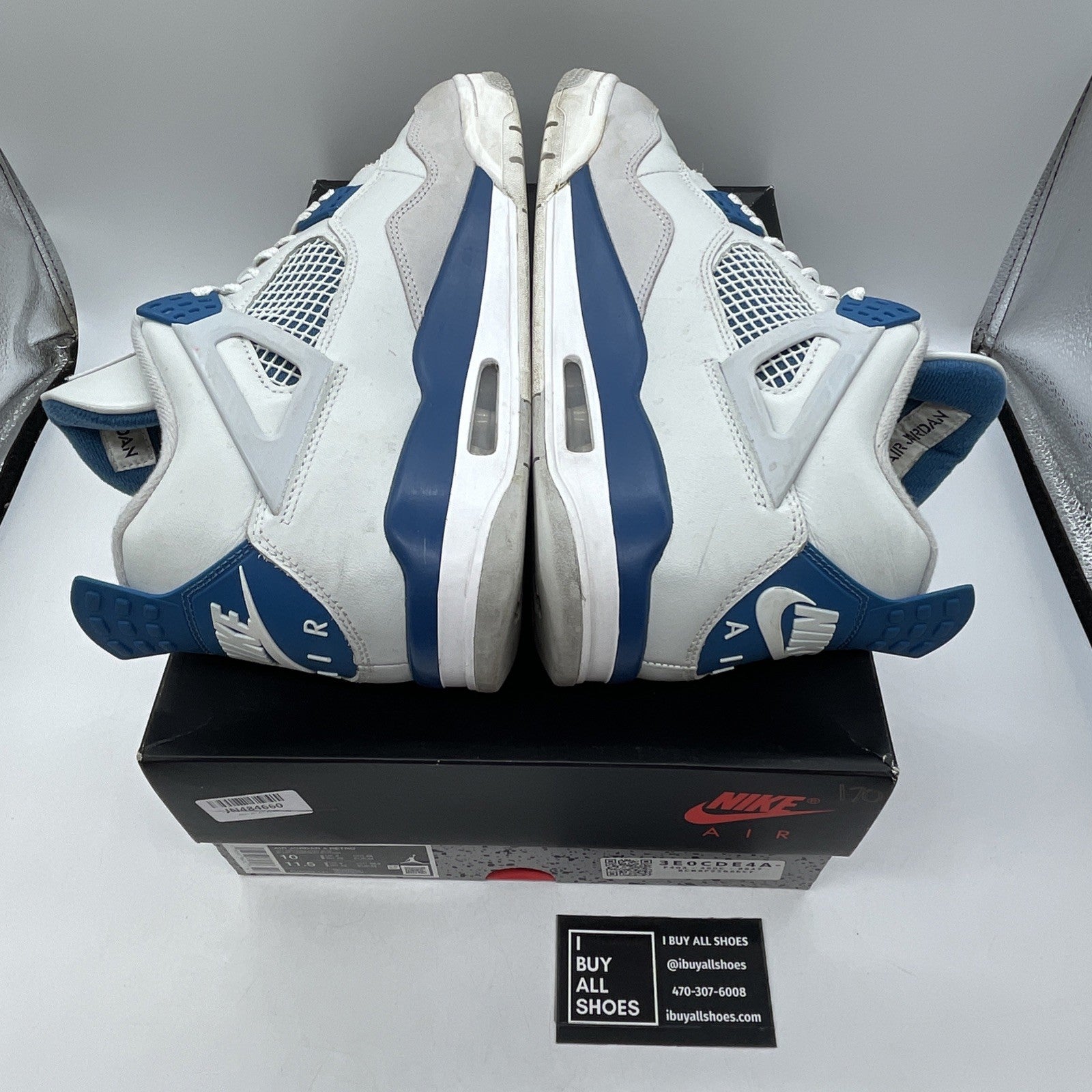 Size 10 - Air Jordan 4 Retro 2024 Military Blue (FV5029-141)