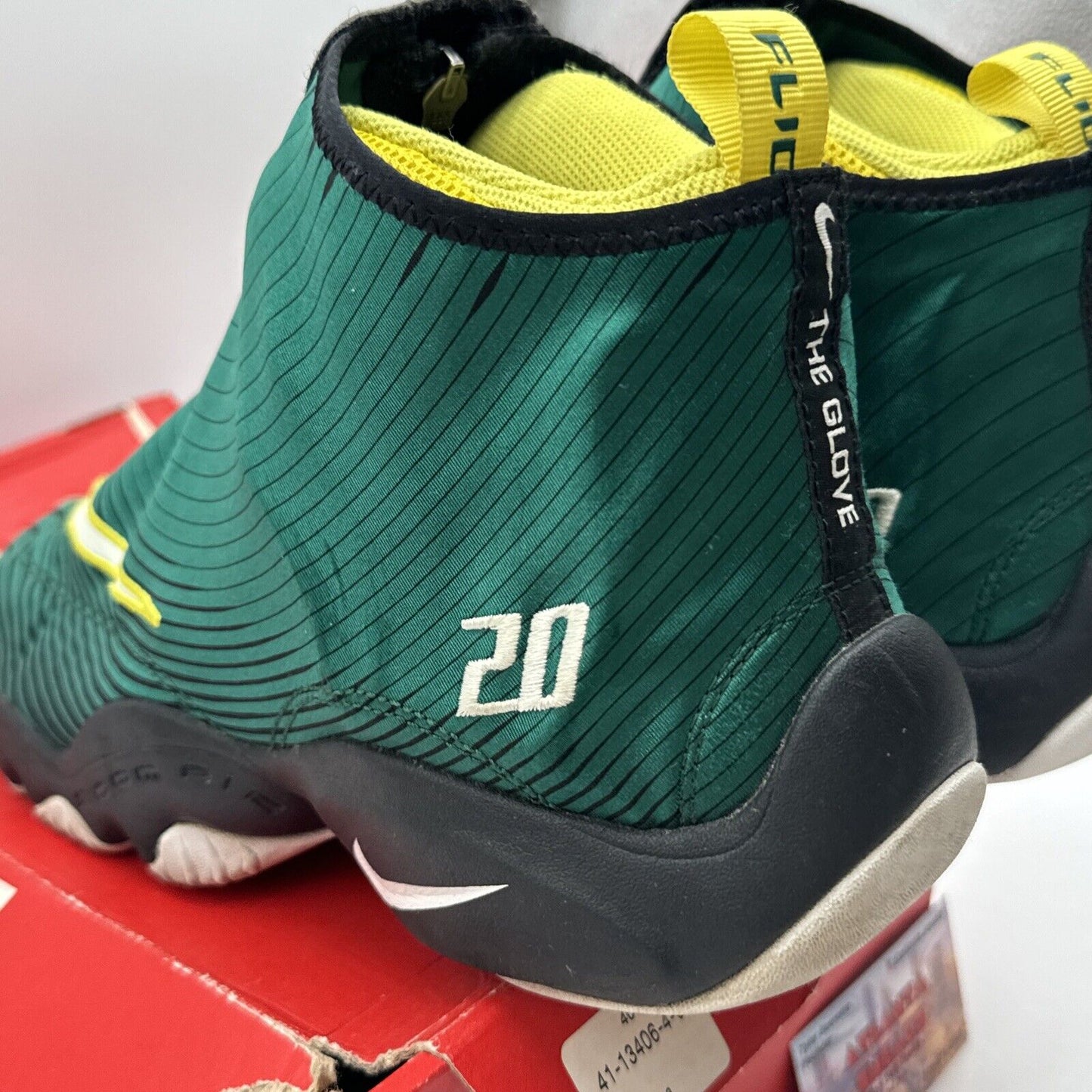 Size 12 - Nike Air Zoom Flight QS Sole Collector 2013 Green Yellow Black Suede