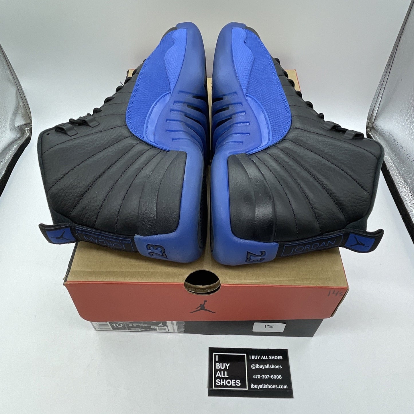 Size 10 - Air Jordan 12 Retro Game Royal Blue Black Suede Leather (130690-014)