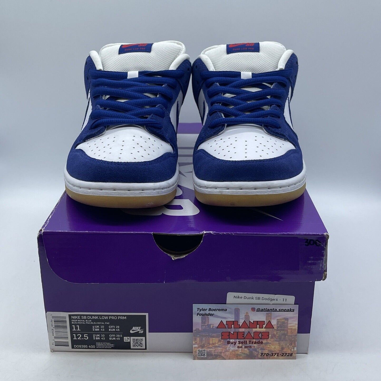 Size 11 - Nike SB Dunk Low Los Angeles Dodgers Blue White Red (DO9395-400)