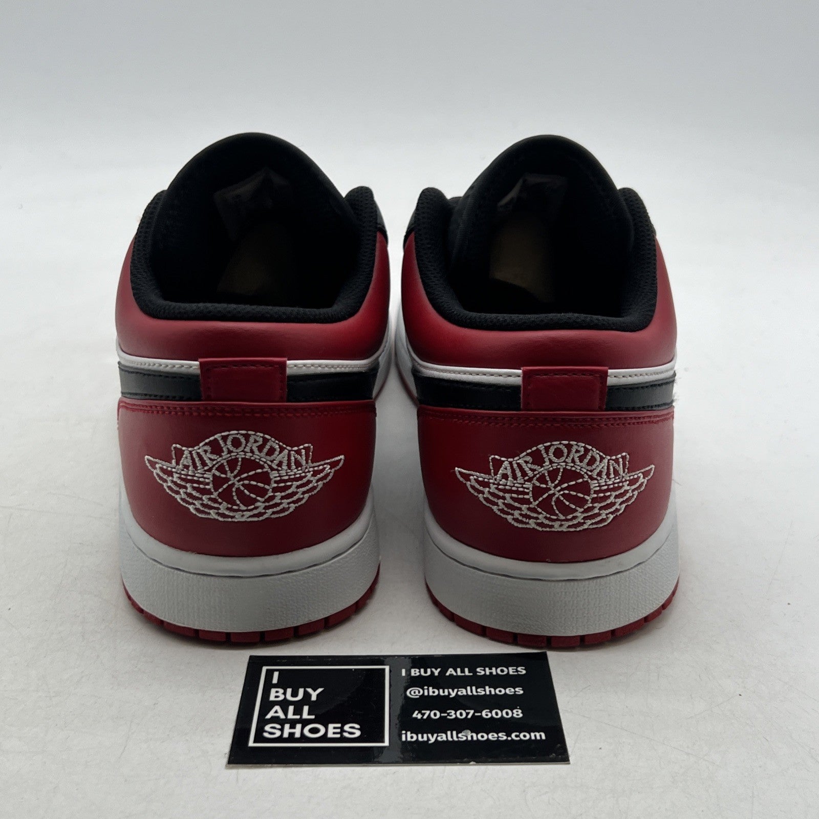 Size 11 - Air Jordan 1 Low Bred Toe (553558-612)