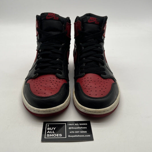 Size 9.5 - Air Jordan 1 Retro OG High Banned, Bred (555088-001)