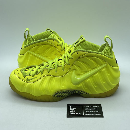 Size 11.5 - Nike Air Foamposite Pro Volt Neon Yellow Black (624041-700)