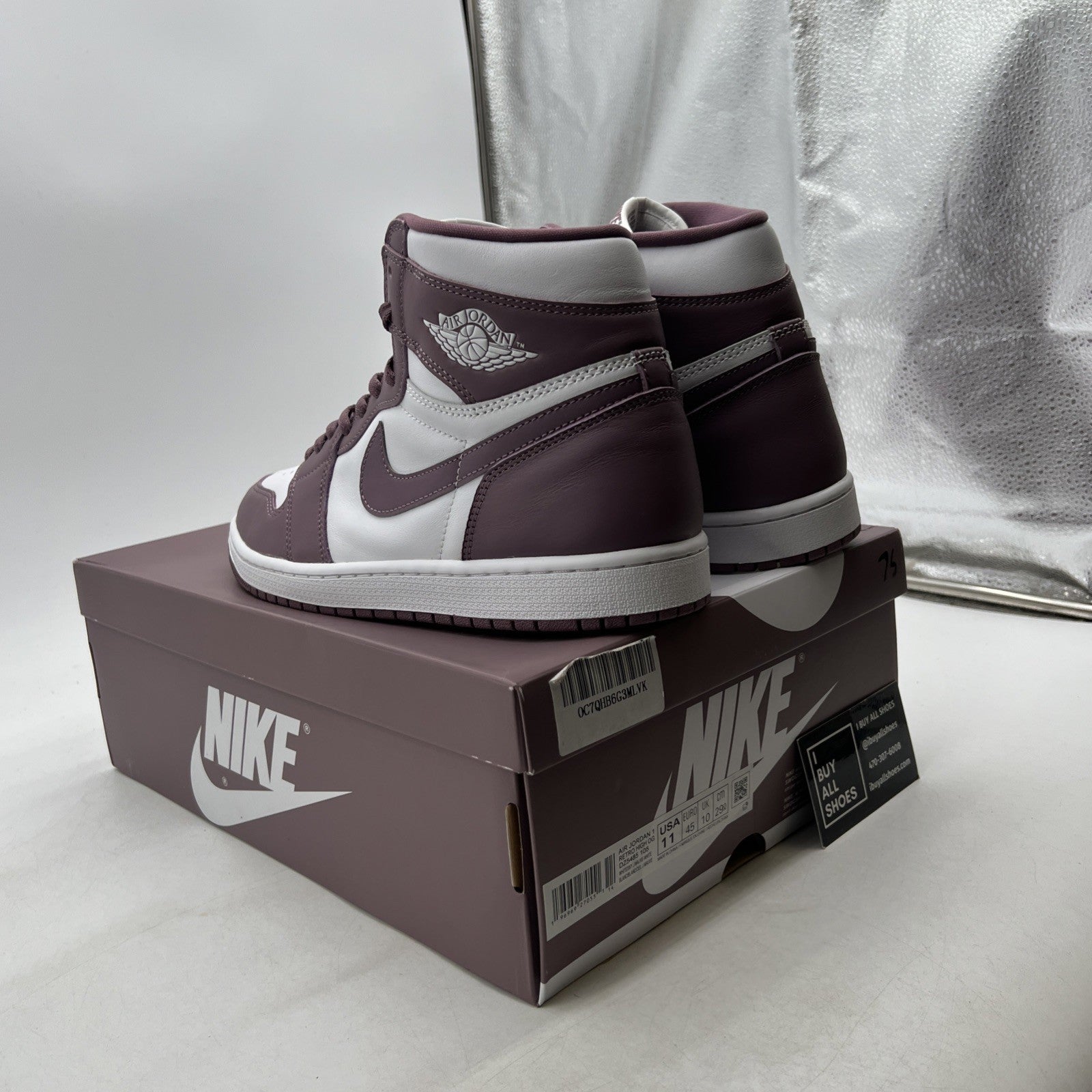 Size 11 - Air Jordan 1 Retro OG High Mauve (DZ5485-105)