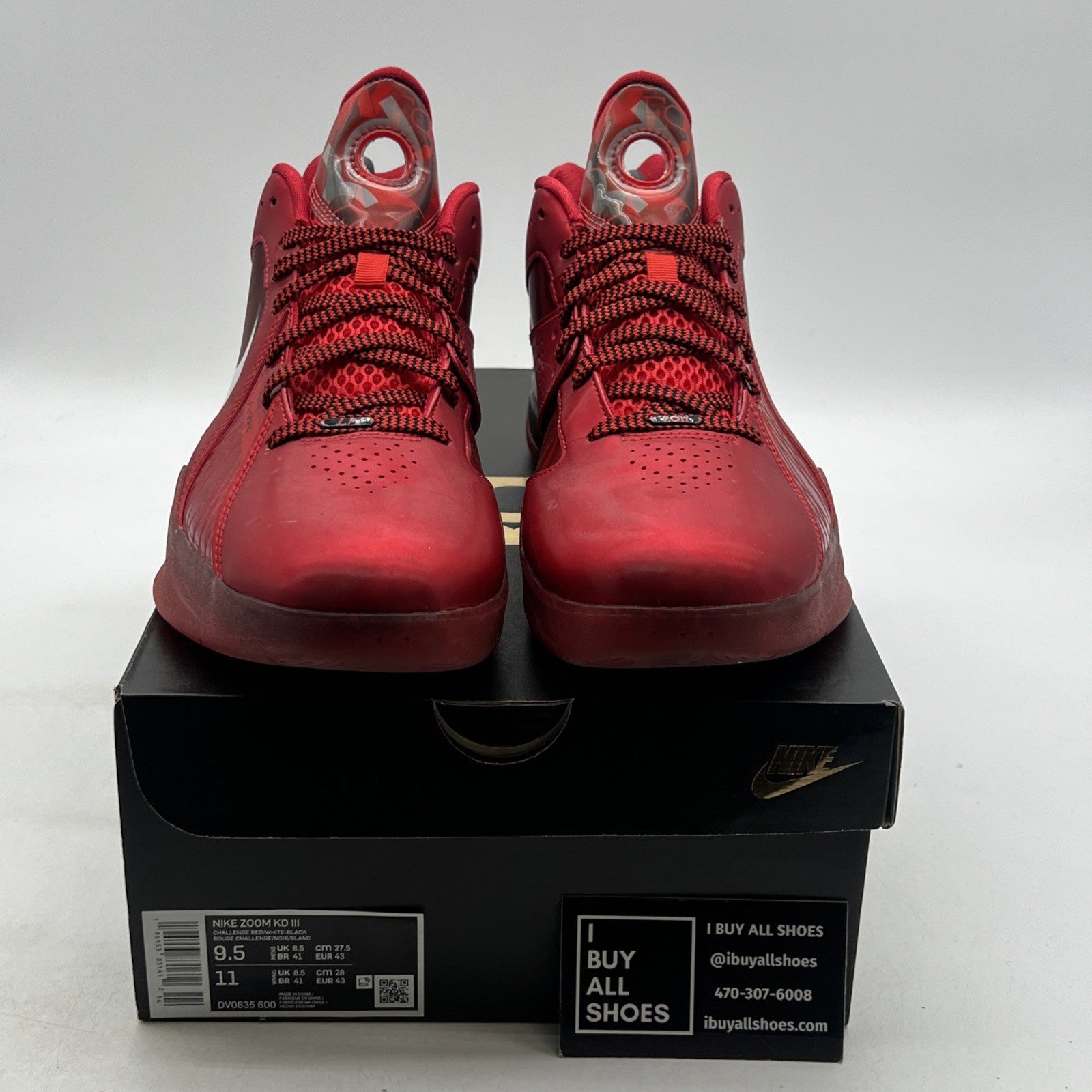 Size 9.5 - Nike KD 3 Red (DV0835-600)