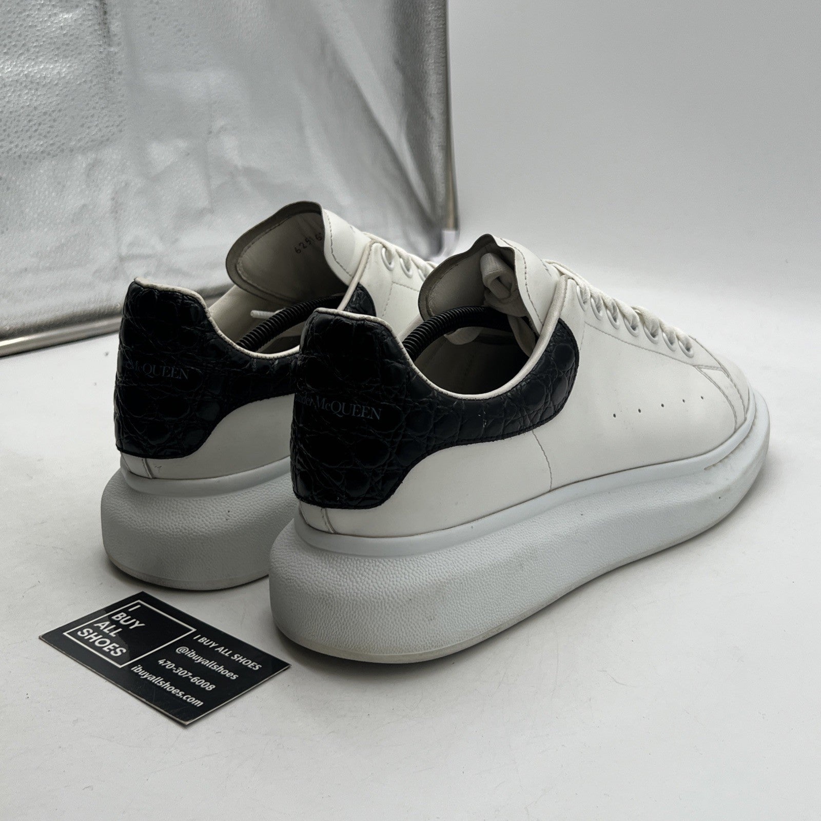 Size 46D - Alexander Mcqueen White Black Men Shoes