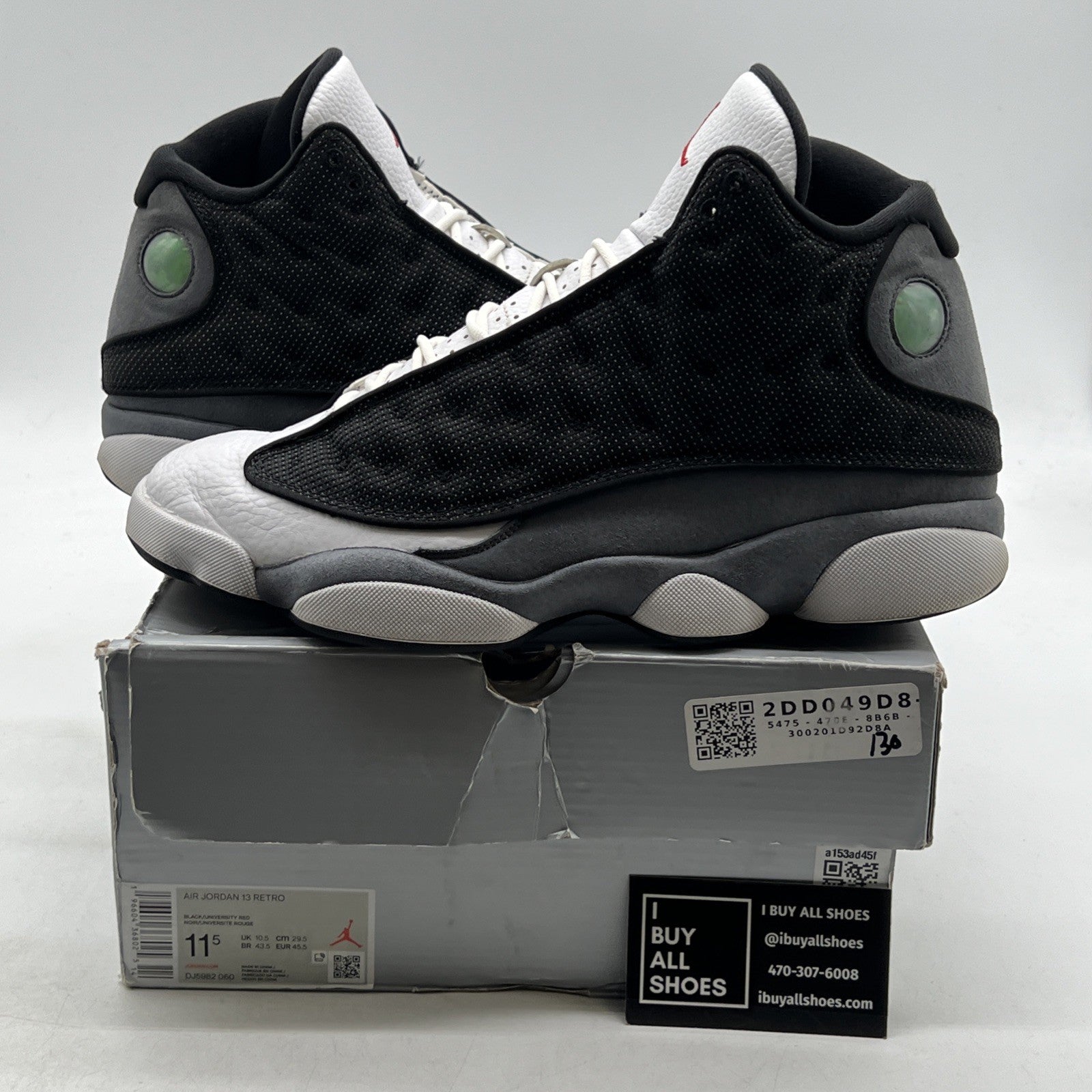 Size 11.5 - Air Jordan 13 Retro Black Flint (DJ5982-060)