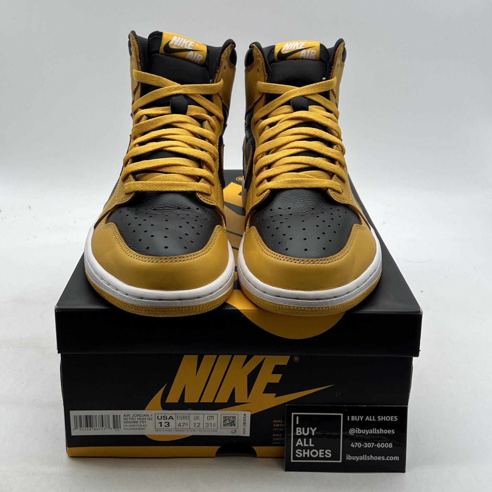 Size 13 - Air Jordan 1 Retro OG High Pollen (555088-701)