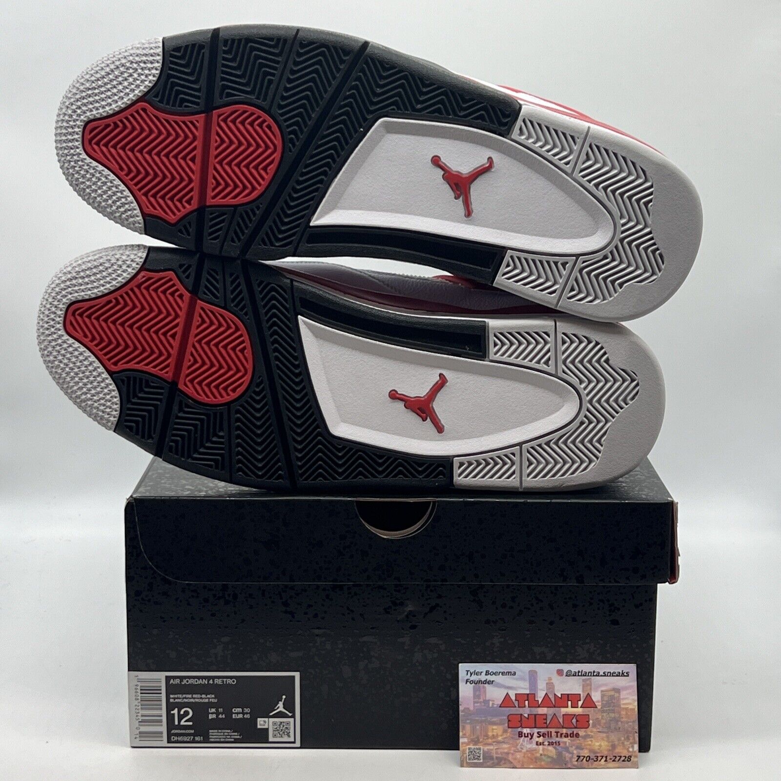 Size 12 - Jordan 4 Retro Mid Red Cement Brand New Og All