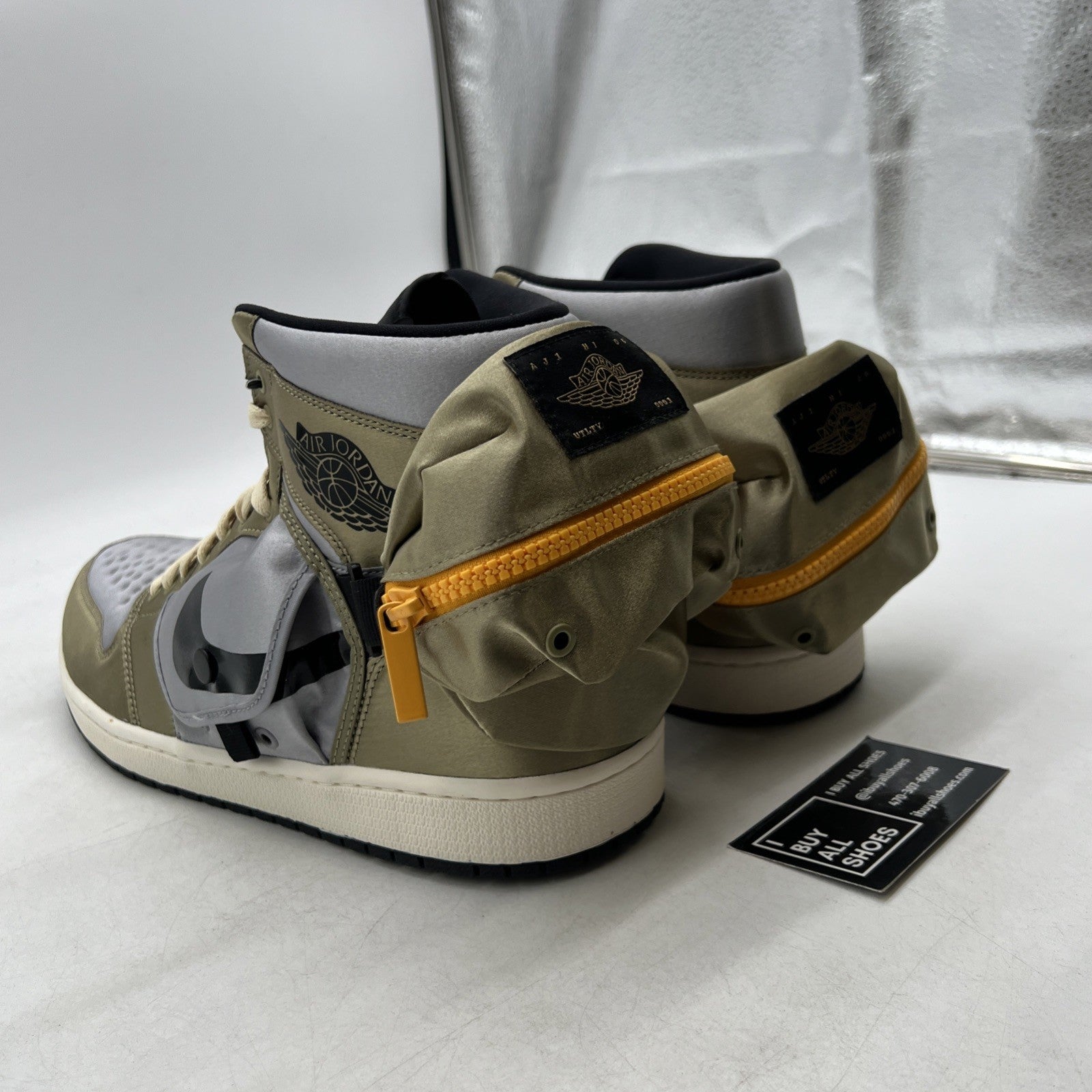 Size 15 - Air Jordan 1 Retro Utility High Neutral Olive (DO8727-200)