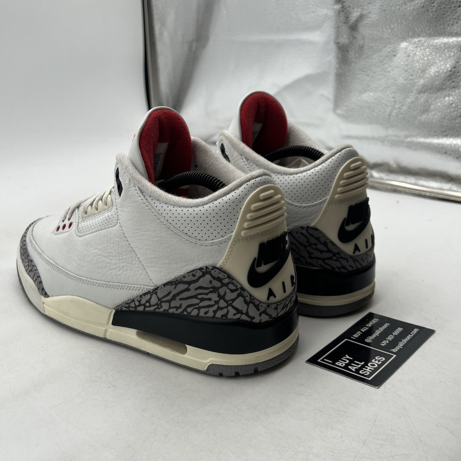 Size 8.5 - Air Jordan 3 Retro Mid White Cement Reimagined (DN3707-100)