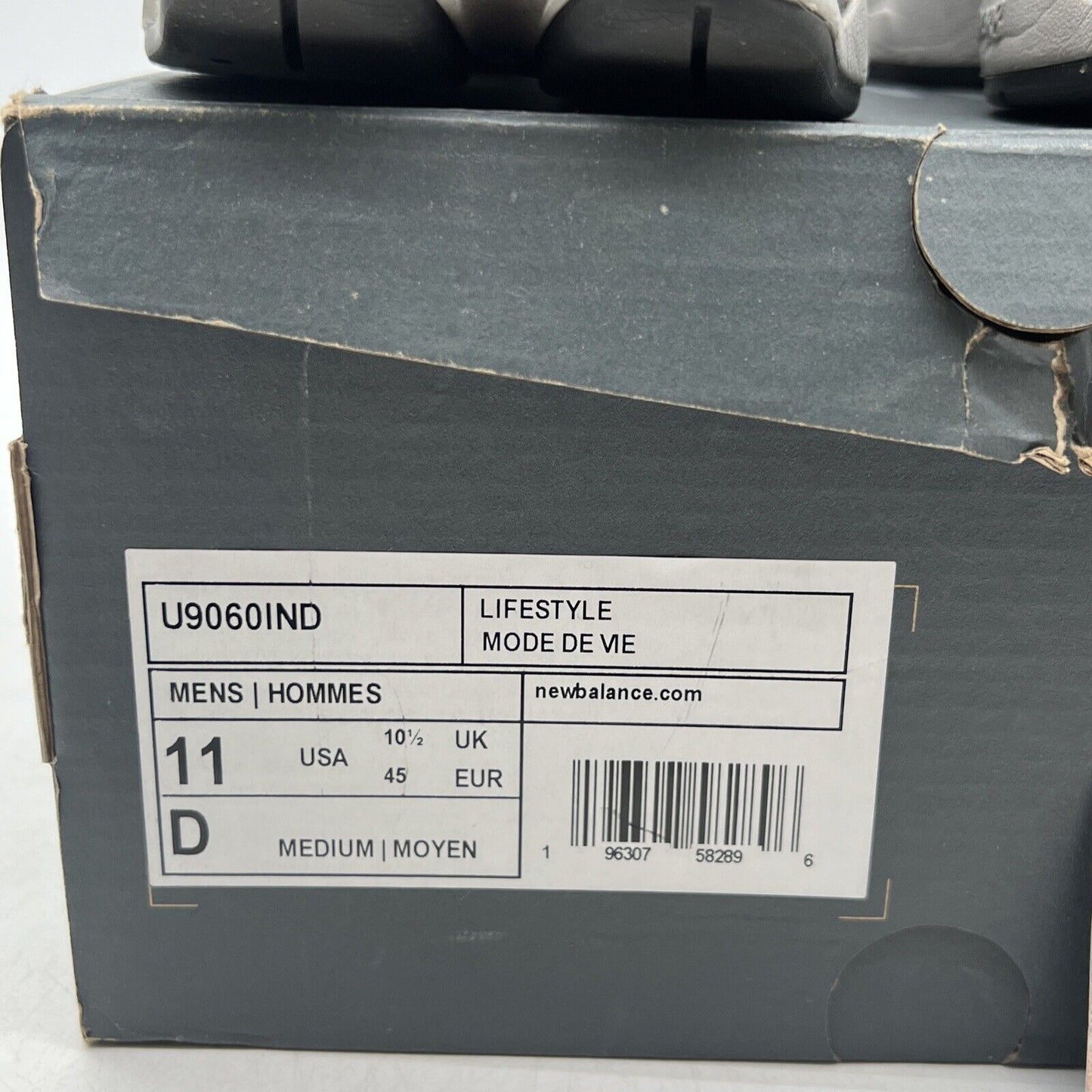 Size 11 - New Balance 9060 Natural Indigo Grey Suede Navy (U906IND)