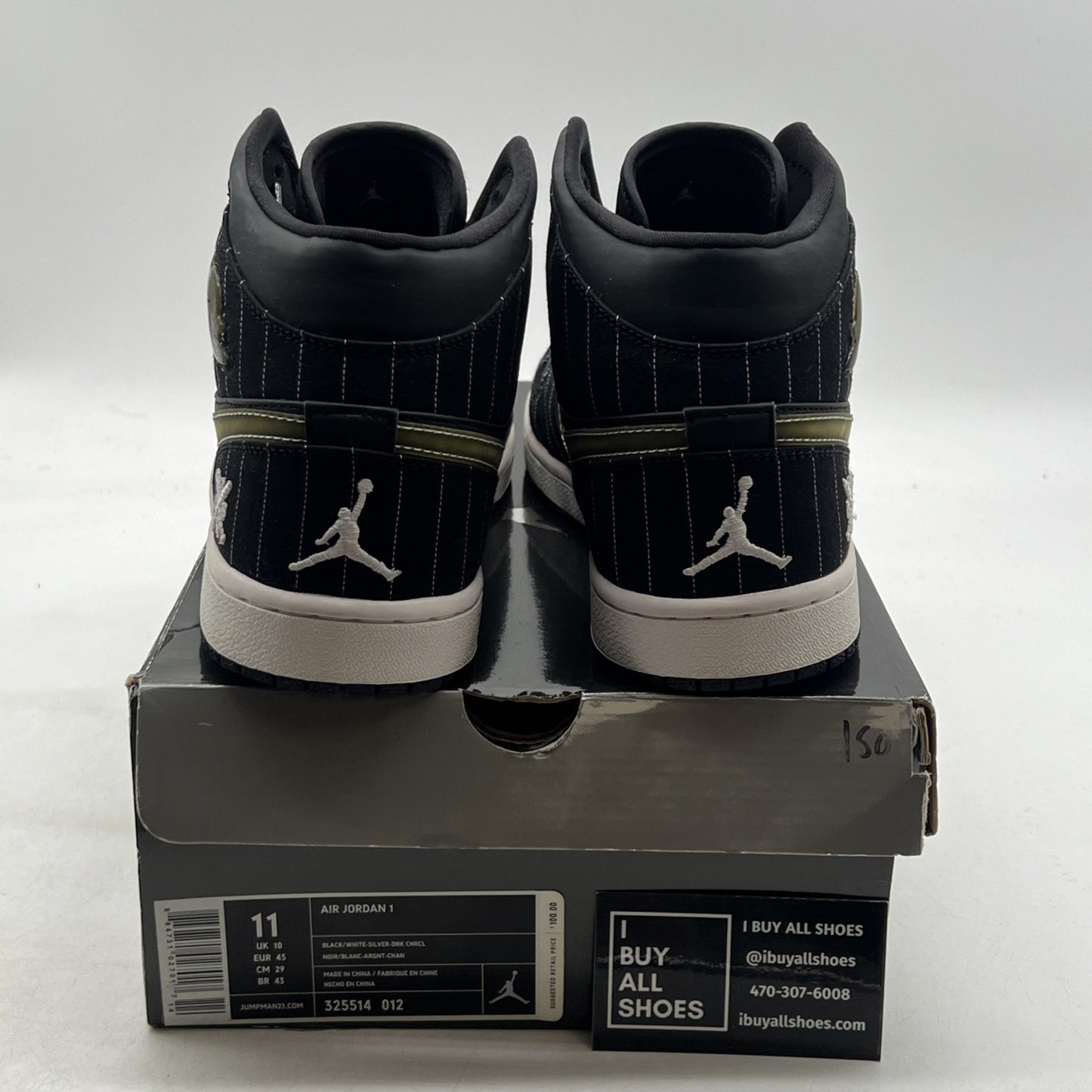 Size 11 - Air Jordan 1 Retro Barons - Away (325514-012)