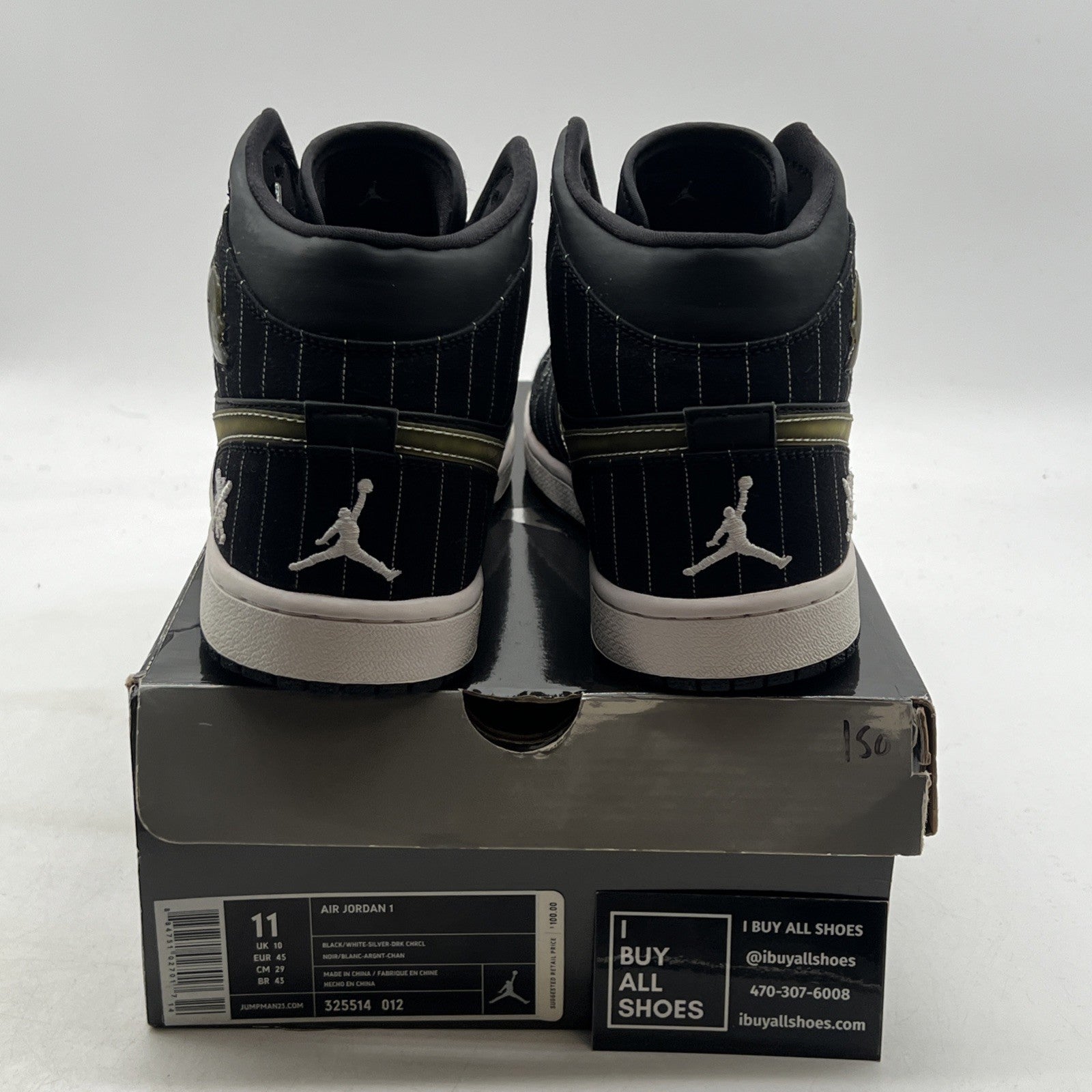 Size 11 - Air Jordan 1 Retro Barons - Away (325514-012)