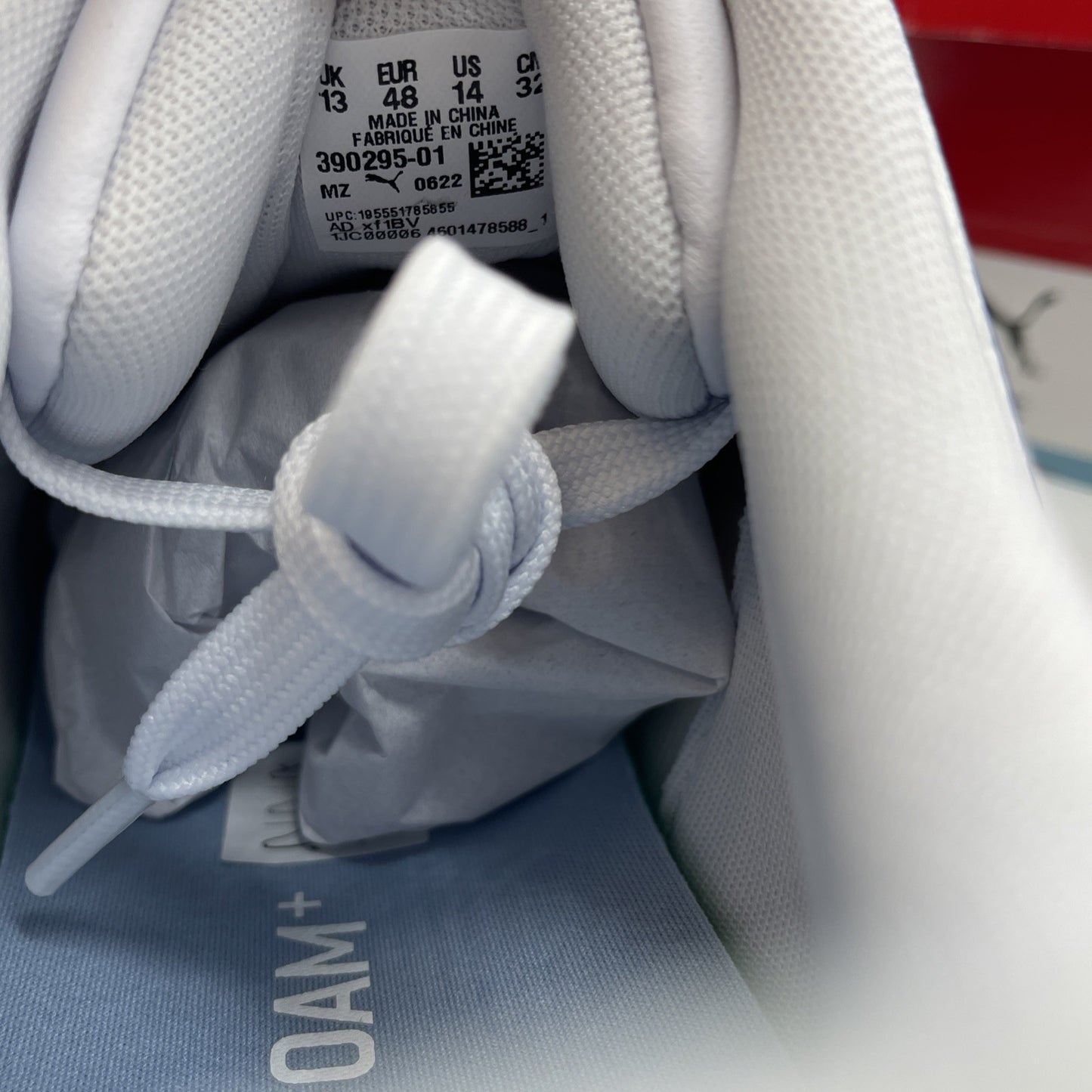 Size 14 - Puma Rebound Joy Low Lake Blue Camo (390295-01)