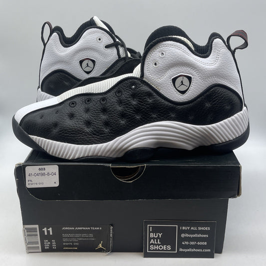 Size 11 - Jordan Jumpman Team 2 White Black Leather (819175-010)